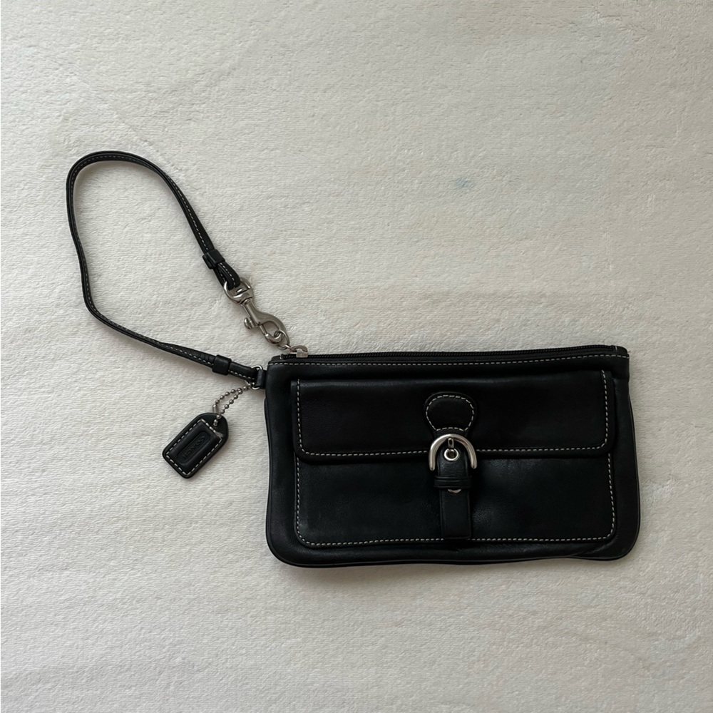 Coach black wallet